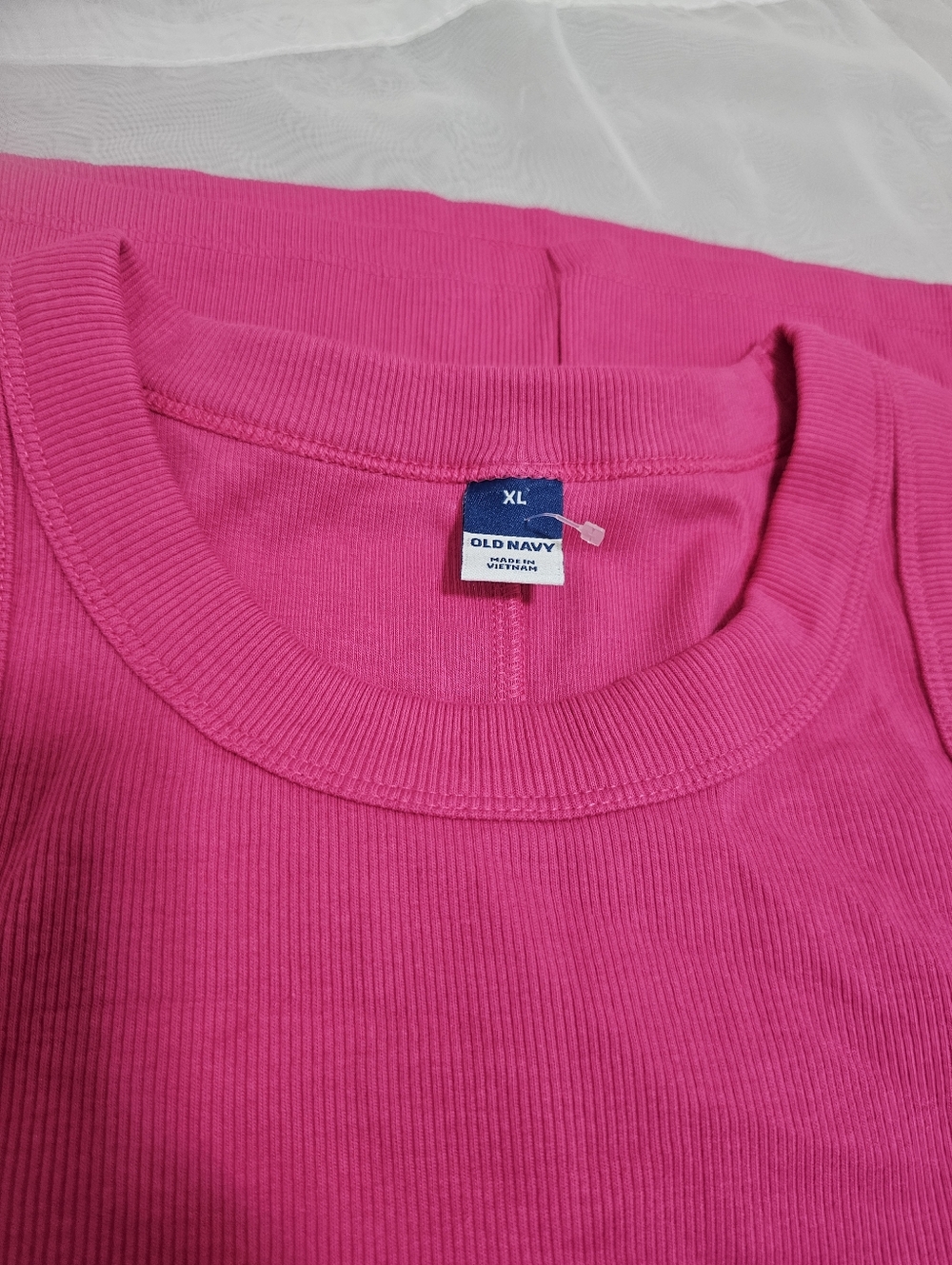 Old Navy Hot Pink Ribbed Tank Dress - Picture 6 of 6